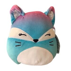 NEW Squishmallows Vickie the Fox 8 Inch Ombre Pink Blue Plush S8‎ #642